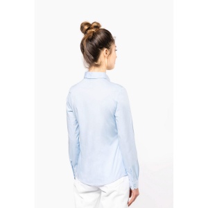 Chemise coton / élasthanne manches longues femme 20