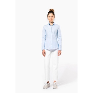 Chemise coton / élasthanne manches longues femme 22
