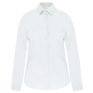 Chemise coton / élasthanne manches longues femme 4