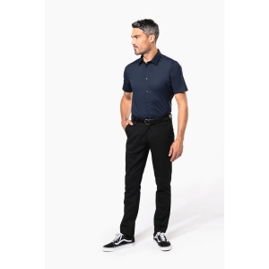 Chemise coton / élasthanne manches courtes 22