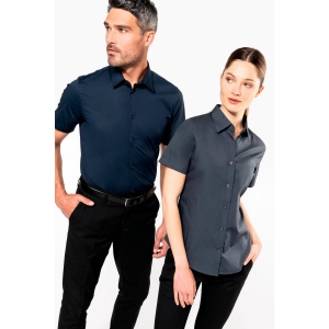 Chemise coton / élasthanne manches courtes 24