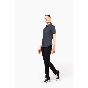 Chemise coton / élasthanne manches courtes femme 22