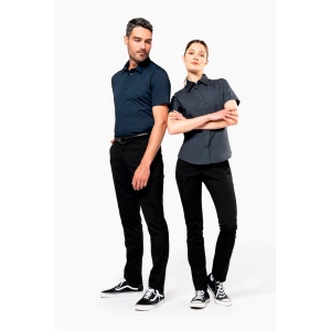 Chemise coton / élasthanne manches courtes femme 31