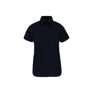 Chemise coton / élasthanne manches courtes femme 6