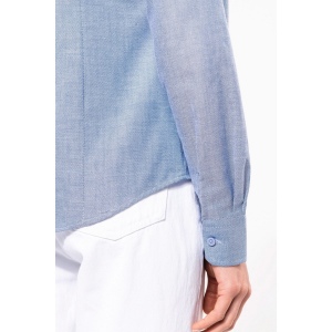 Chemise Oxford manches longues femme 34