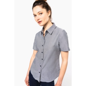 Chemise Oxford manches courtes femme 27