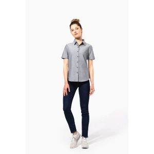 Chemise Oxford manches courtes femme 28