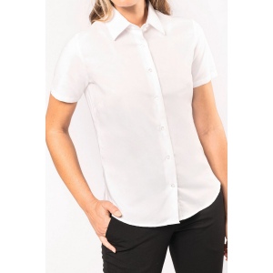 Chemise Oxford manches courtes femme 34