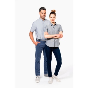 Chemise Oxford manches courtes femme 37