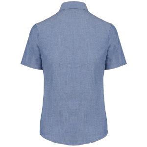 Chemise Oxford manches courtes femme 14