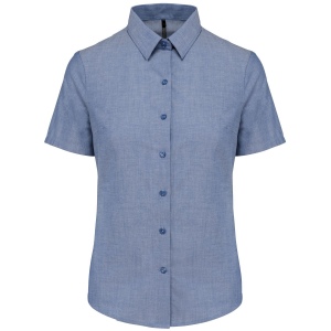 Chemise Oxford manches courtes femme 6