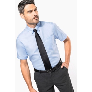 Chemise micro-sergé manches courtes sans repassage 15