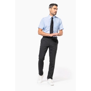 Chemise micro-sergé manches courtes sans repassage 17