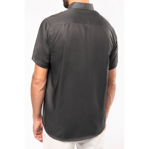 Chemise micro-sergé manches courtes sans repassage 23