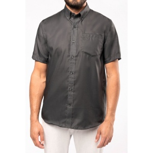 Chemise micro-sergé manches courtes sans repassage 24