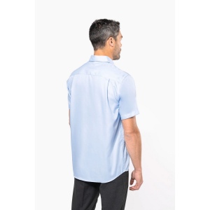 Chemise micro-sergé manches courtes sans repassage 14