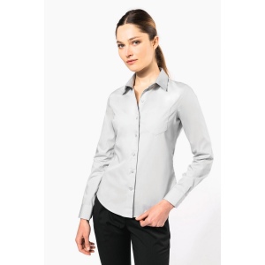 Chemise popeline manches longues femme 27