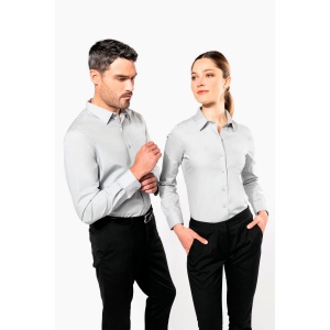 Chemise popeline manches longues femme 37