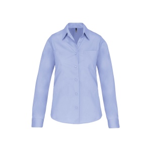 Chemise popeline manches longues femme 4