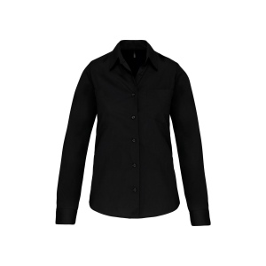 Chemise popeline manches longues femme 3