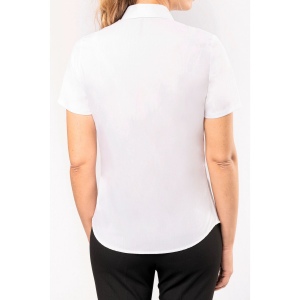 Chemise popeline manches courtes femme 35