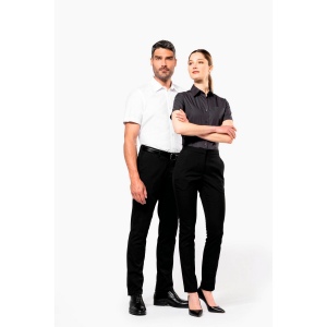 Chemise popeline manches courtes femme 36