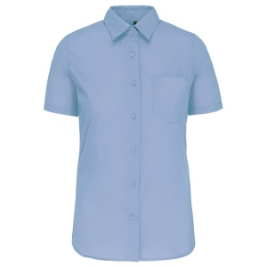 Chemise popeline manches courtes femme 4