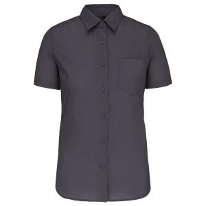 Chemise popeline manches courtes femme 7