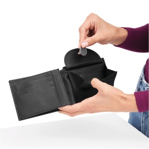 Porte-monnaie en véritable cuir DAX 8