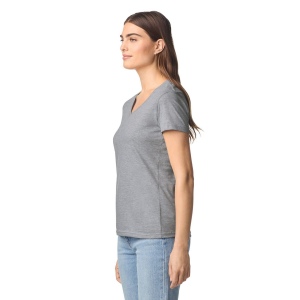 T-shirt femme col v Softstyle 10