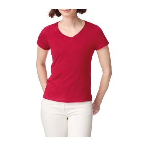 T-shirt femme col v Softstyle 9