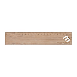 Regle bambou 20 cm a la forme (+Gravure laser LA21) 3