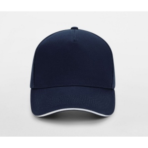 Casquette 5 panneaux bicolore 19