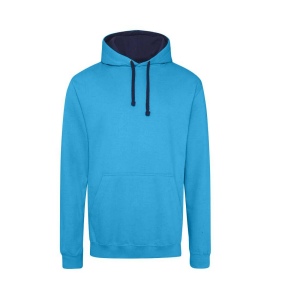Sweat capuche contrastée 30