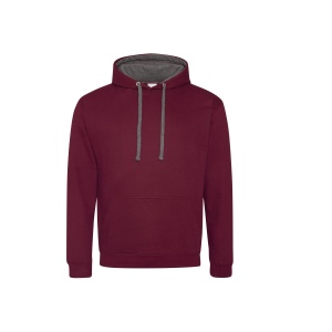 Sweat capuche contrastée 24