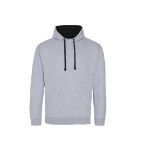 Sweat capuche contrastée 19