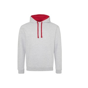 Sweat capuche contrastée 21