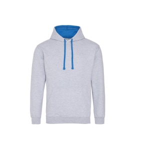 Sweat capuche contrastée 22