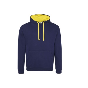 Sweat capuche contrastée 33
