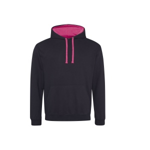 Sweat capuche contrastée 4