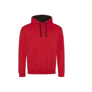 Sweat capuche contrastée 26