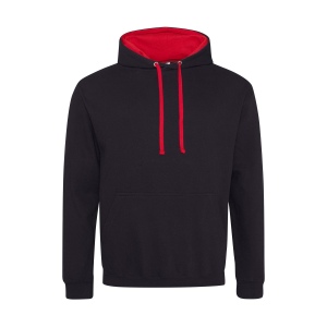 Sweat capuche contrastée 8