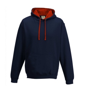 Sweat capuche contrastée 15