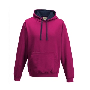 Sweat capuche contrastée 12