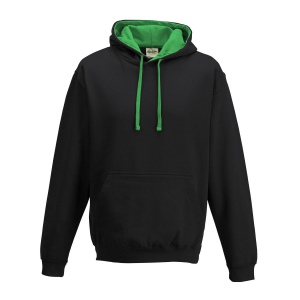Sweat capuche contrastée 11