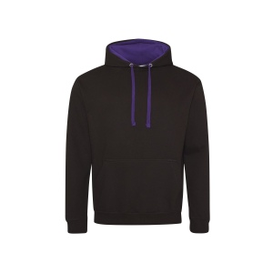 Sweat capuche contrastée 40