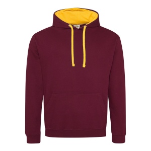 Sweat capuche contrastée 23
