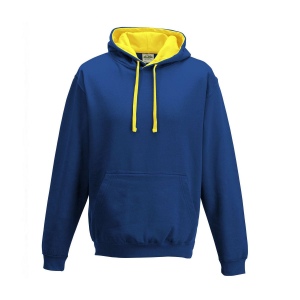 Sweat capuche contrastée 18