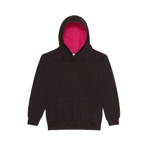 Sweat enfant capuche contrastée 2