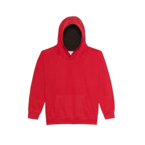 Sweat enfant capuche contrastée 14
